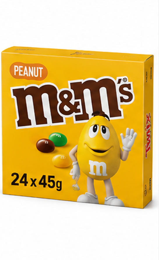 M&M's Peanut Chocolate 24x45g