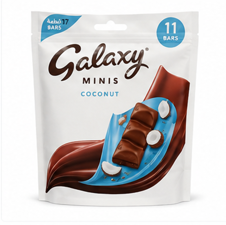 Galaxy Minis Coconut 11pc